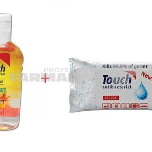 Touch Pachet Gel maini Exotique 59 ml + Servetele umede 10 bucati