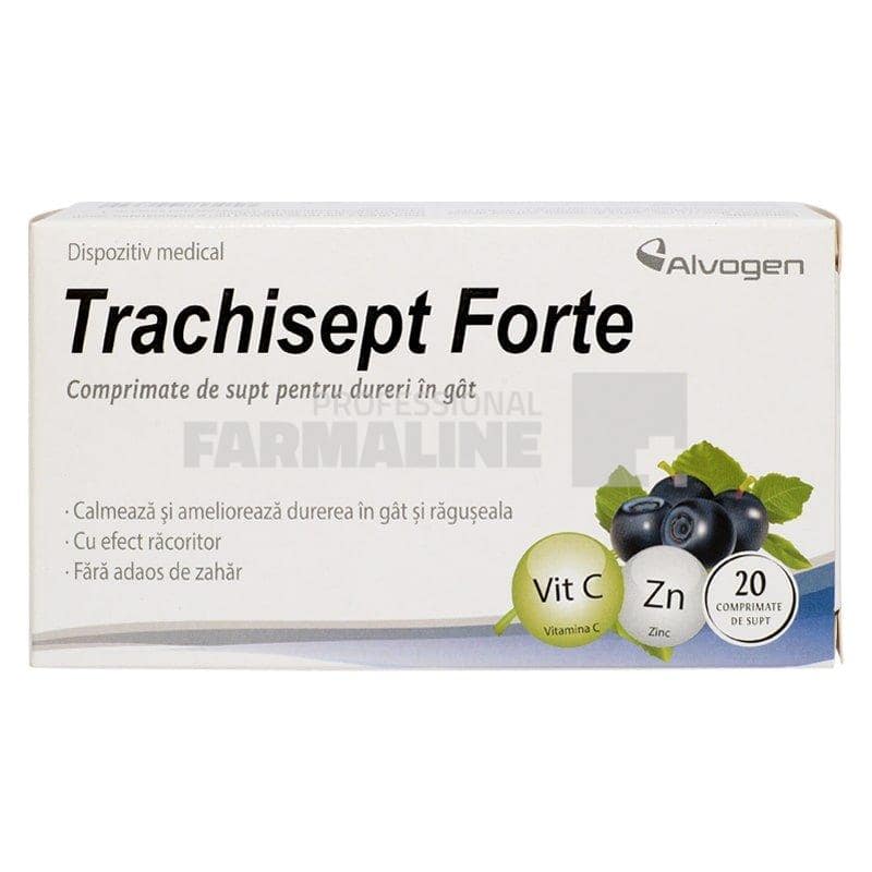 Trachisept Forte 20 comprimate