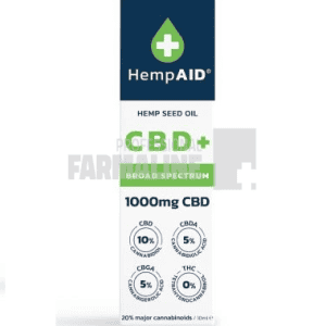 Ulei de canepa cu 1000 mg CBD