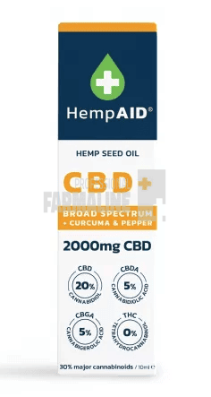 Ulei de canepa cu 2000 mg CBD