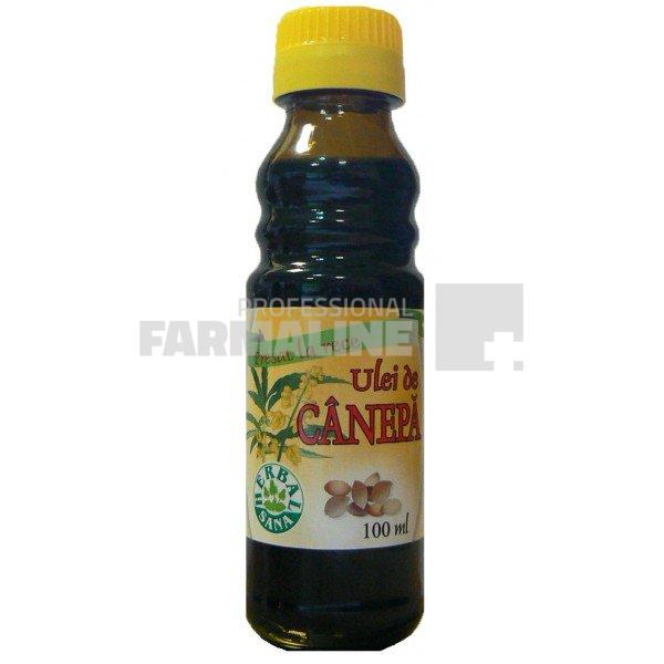 Ulei de canepa presat la rece 100 ml