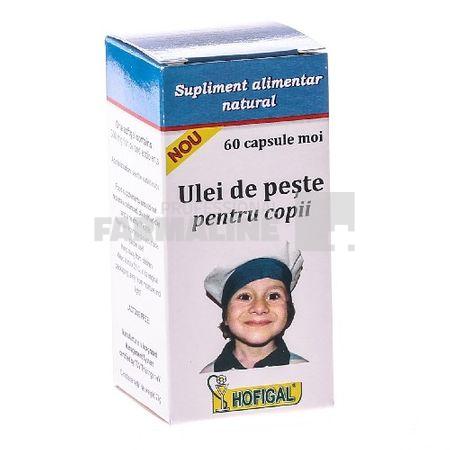 Ulei de peste pentru copii 60 capsule moi