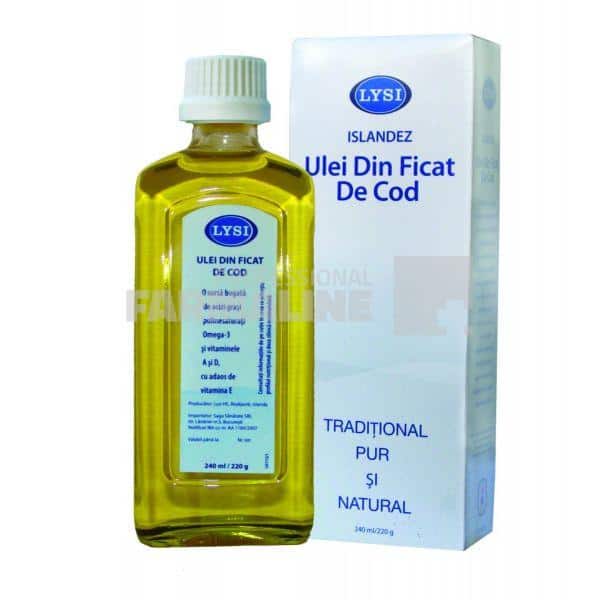 Ulei din ficat de cod 240 ml