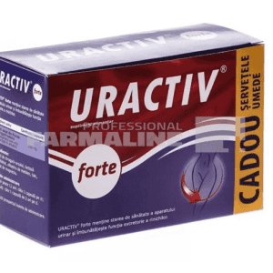 Uractiv Forte 10 capsule + Servetele umede Cadou