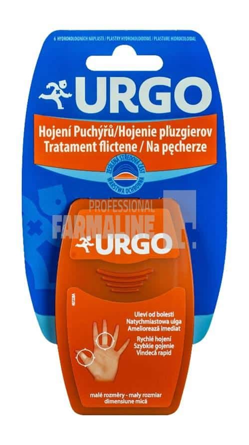 Urgo Flictene Sport Deget mic 6,1 cm x 2,5 cm 6 bucati 1 Urgo Flictene Sport Deget mic 6