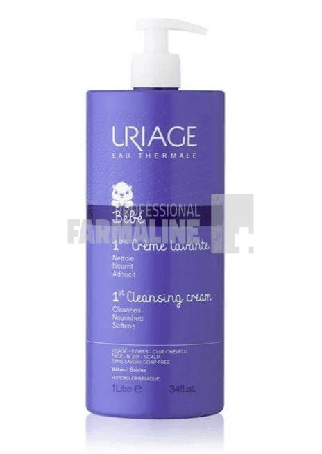 Uriage 1-ER Bebe crema de curatare 1000 ml 1 Uriage 1-ER Bebe crema de curatare 1000 ml