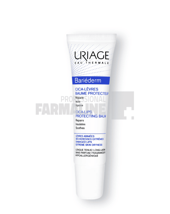 Uriage Bariederm Balsam reparator de buze 15 ml 1 Uriage Bariederm Balsam reparator de buze 15 ml