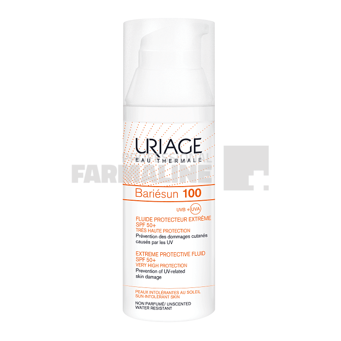 Uriage Bariesun 100 Fluid protectie extrema SPF50+ 50 ml
