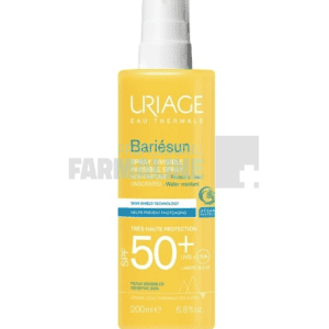 Uriage Bariesun Spray invizibil fara parfum pentru fata si corp