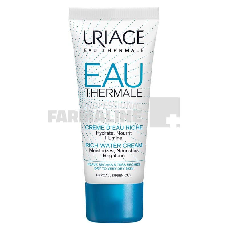 Uriage Eau Thermale Crema hidratanta textura bogata ten normal cu tendinta de uscare 40 ml
