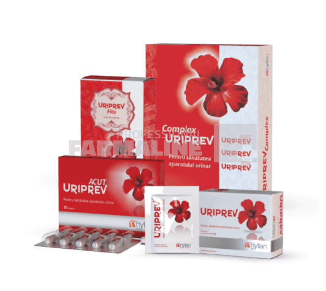 Uriprev Complex: Uriprev Acut 10 capsule + Uriprev 12 plicuri + Uriprev Fito 60 g 1 Uriprev Complex: Uriprev Acut 10 capsule + Uriprev 12 plicuri + Uriprev Fito 60 g