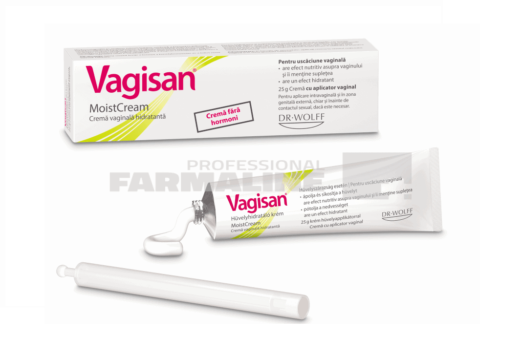 Vagisan MoistCream crema vaginala hidratanta 25 g 1 Vagisan MoistCream crema vaginala hidratanta 25 g