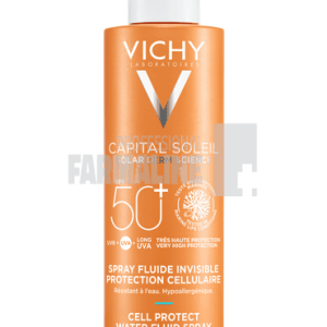 Vichy Capital Soleil Cell Protect Spray fluid invizibil SPF50+ 200 ml