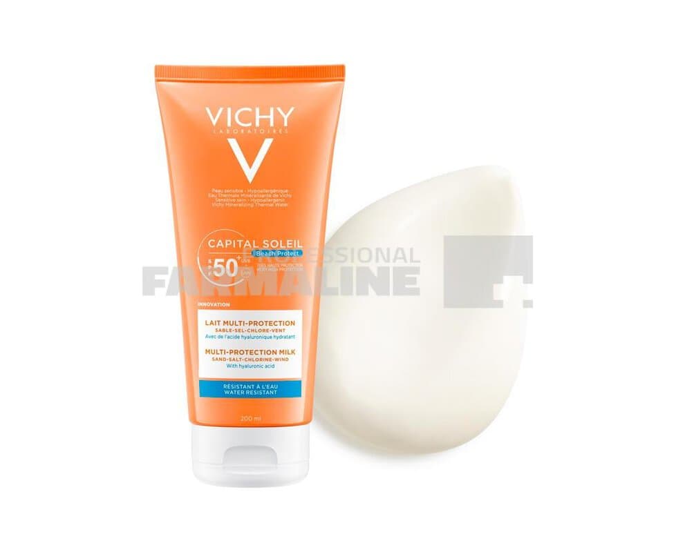 Vichy Capital Soleil Lapte multi-protector SPF50+ 200 ml 1 Vichy Capital Soleil Lapte multi-protector SPF50+ 200 ml