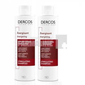 Vichy Dercos Pachet Sampon energizant impotriva caderii parului 200 ml 1 + 1