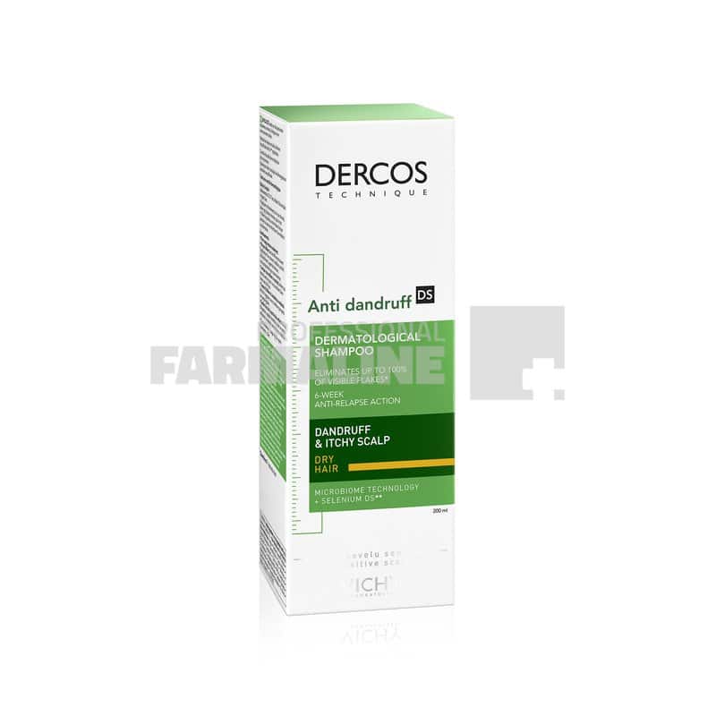 Vichy Dercos Sampon anti-matreata par normal uscat 200 ml