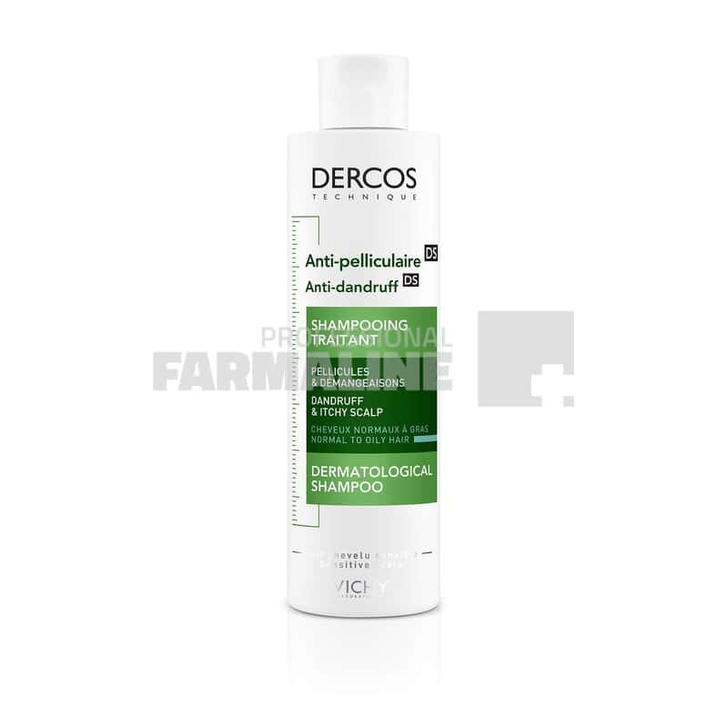 Vichy Dercos Sampon anti-matreata par normal/gras 200 ml