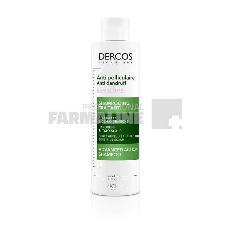 Vichy Dercos Sampon anti-matreata scalp sensibil 200 ml
