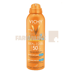 Vichy Ideal Soleil Spray pentru copii cu tehnologie anti-nisip SPF50+ 200 ml
