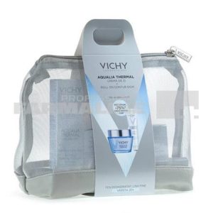 Vichy Pachet Aqualia thermal Crema hidratanta ten normal-mixt 50 ml + Balsam hidratant pentru zona ochilor 15 ml 75% din al II-lea