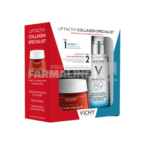Vichy Pachet Liftactiv Collagen Specialist 50 ml + Mineral 89 Gel Booster 50 ml