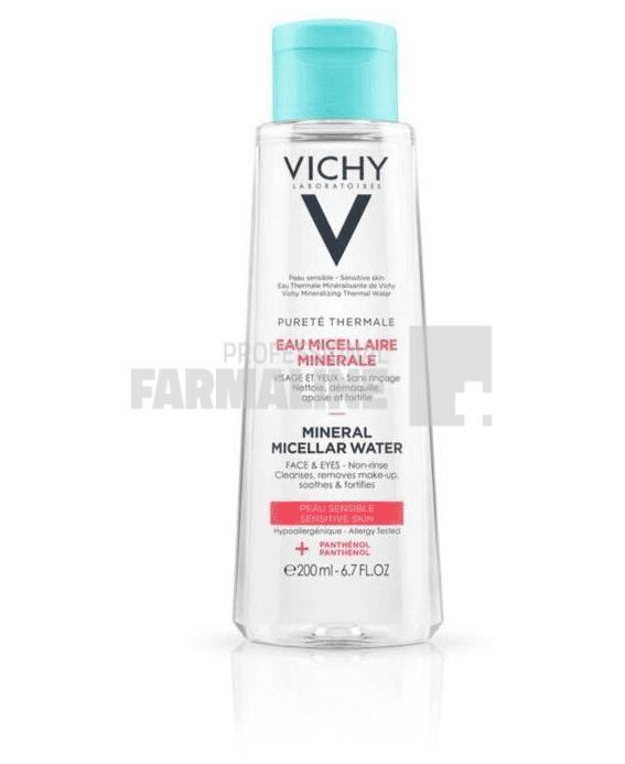 Vichy Purete Thermale Apa micelara piele sensibila 200 ml 1 Vichy Purete Thermale Apa micelara piele sensibila 200 ml