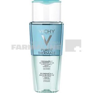 Vichy Purete Thermale Demachiant bifazic waterproof pentru ochi sensibili 150 ml