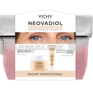 Vichy Trusa Neovadiol Complex Substitutiv Crema pentru tenul matur piele normal-mixta 50 ml + Crema contur buze si ochi 15 ml