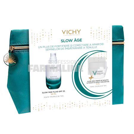 Vichy Trusa Xmas Slow Age Fluid SPF25 50 ml + Crema de noapte/masca efect racoritor 15 ml