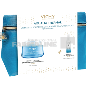Vichy Trusa Xmax Aqualia Thermal Crema Rehidratanta lejera pentru ten normal 50 ml + Mineral 89 Gel Booster 10 ml
