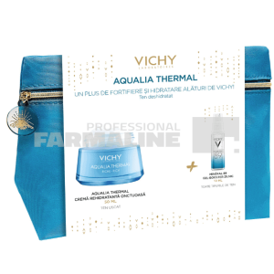 Vichy Trusa Xmax Aqualia Thermal Crema rehidratanta onctuoasa 50 ml + Mineral 89 Gel Booster 10 ml
