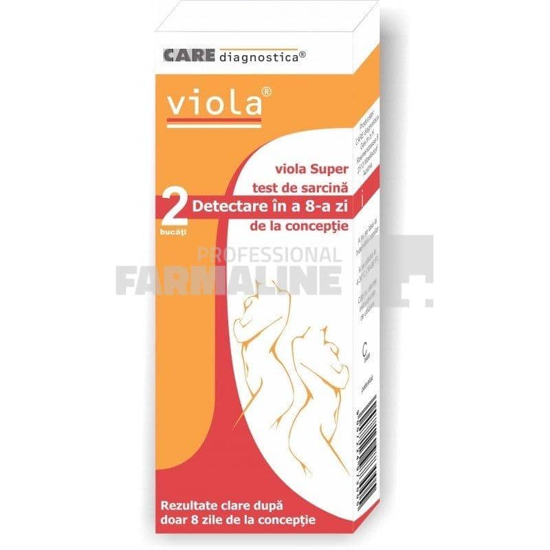Viola Super Test de sarcina detectare a 8-a zi 2 bucati