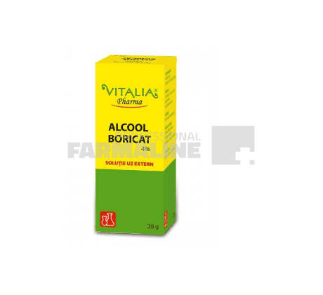 Vitalia Alcool Boricat 4% 20 g 1 Vitalia Alcool Boricat 4% 20 g