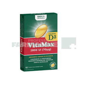 Vitamax Vitamina D3 12 capsule moi