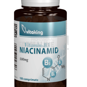 Vitamina B3 - Niacinamida 500 mg 100 capsule