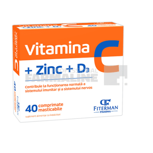Vitamina C + Zinc + D3 40 comprimate