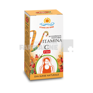 Vitamina C naturala 60 comprimate masticabile