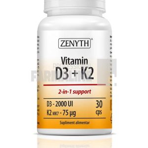 Vitamina D3 2000UI + K2 30capsule