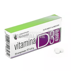 Vitamina D3 4000 UI 30 comprimate