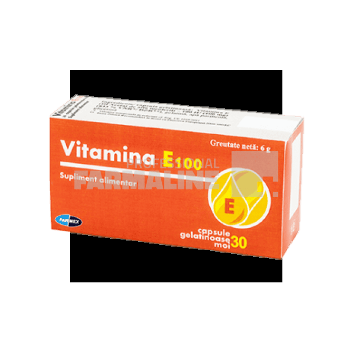 Vitamina E 100 mg 30 capsule