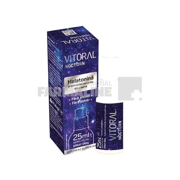 Vitoral Nocturn Melatonina spray oral 25 ml