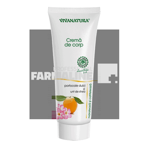 VivaNatura Crema de corp cu Ulei de Portocale si Unt de Shea 250 ml