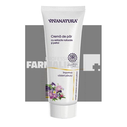 VivaNatura Crema impotriva caderii parului cu Extracte naturale si Petrol 250 ml