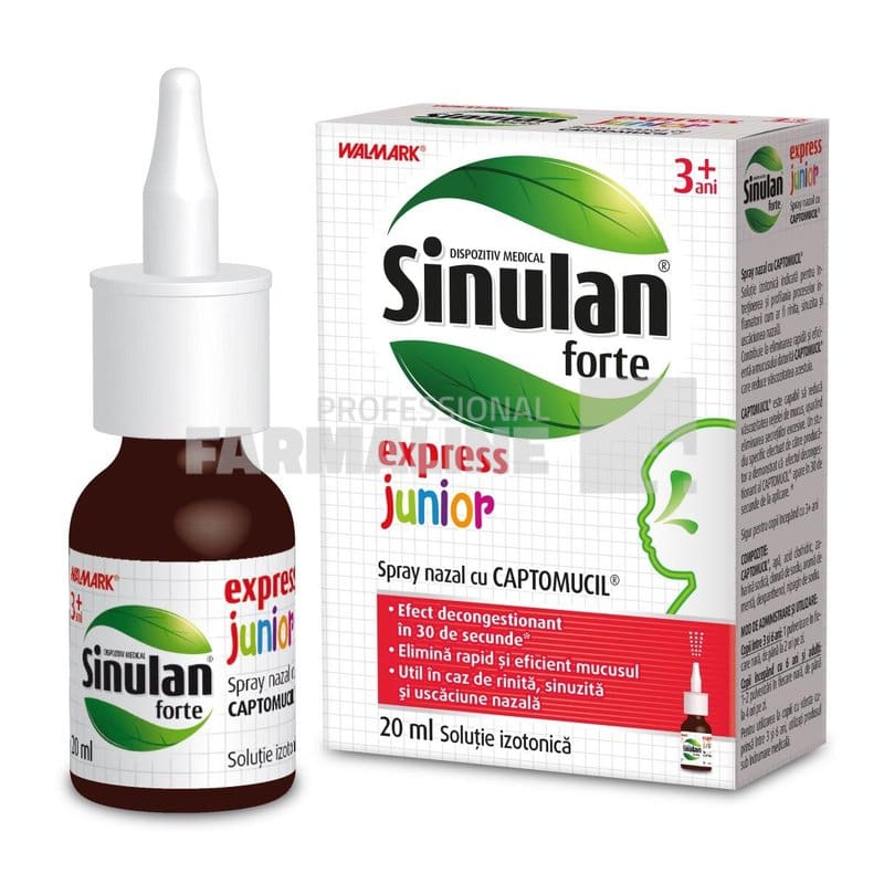 Walmark Sinulan Express forte junior spray 20 ml