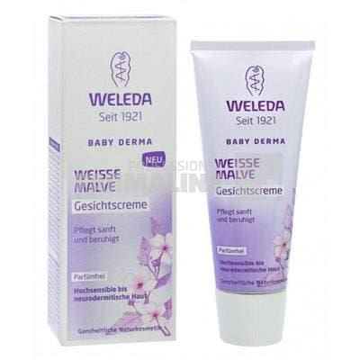 Weleda baby derma crema faciala cu nalba alba 50 ml