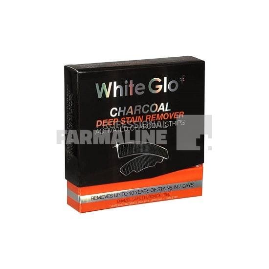 White Glo Charcoal Kit 7 benzi de albire deep stain remover