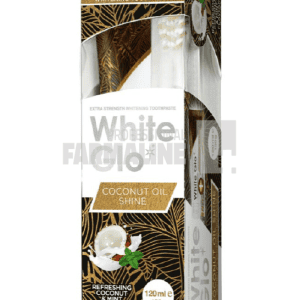 Shop 3 White Glo Coconut Oil Shine Pasta de dinti 100 ml