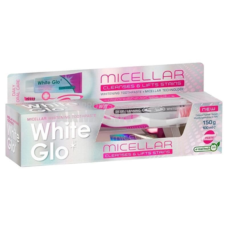 Shop 1 White Glo Micellar Paste de dinti 100 ml