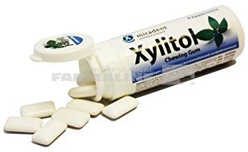 Xylitol Guma de mestecat Peppermint 30 bucati