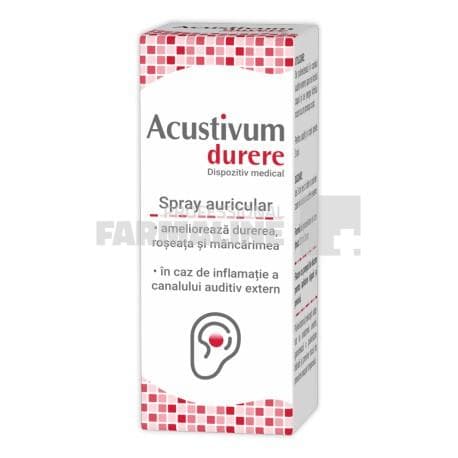 Zdrovit Acustivum Durere Spray auricular 20 ml